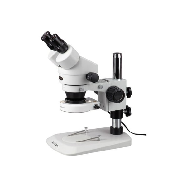 AmScope SM-1BNY-80S 7X-90X Stereo Zoom Inspection Microscope with 80-LED Ring Light